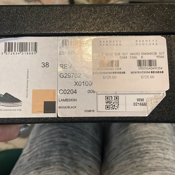 Chanel Espadrilles 38 Great Condition - Picture 11 of 11